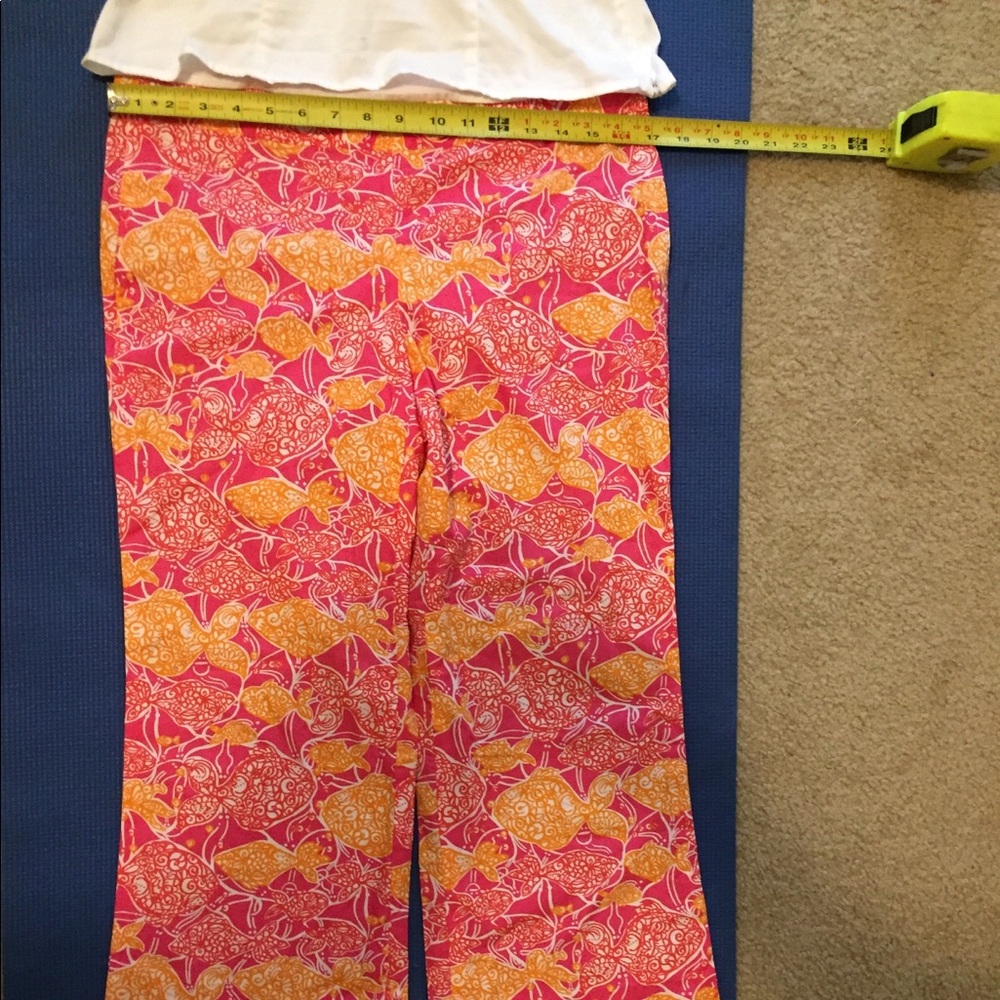 Lilly Pulitzer light cotton wide leg pants - Picture 4 of 7